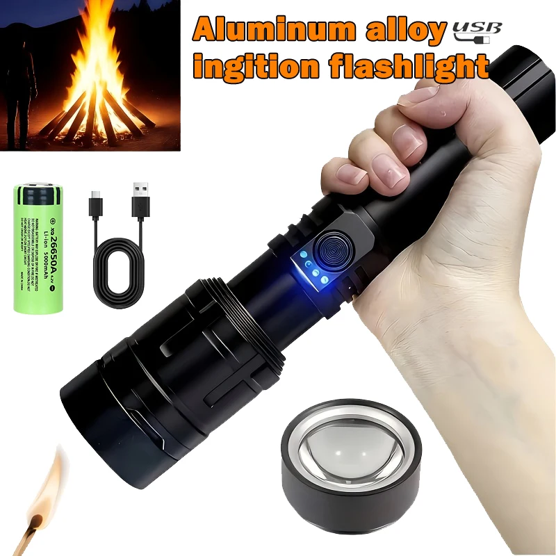 Spark Plug - Ultra leistungsstarke Taschenlampe, konzentrierende Zündung, wasserdicht,