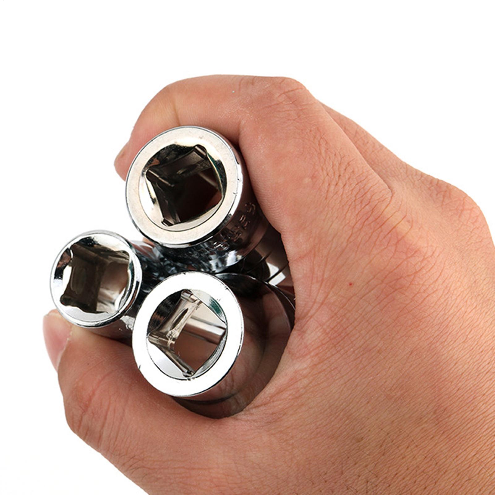 Socket Set - Steckschlüsselsatz, universelles, multifunktionales, tragbares Werkzeug, Auto-Reparatur-Mechaniker-Werkzeugset