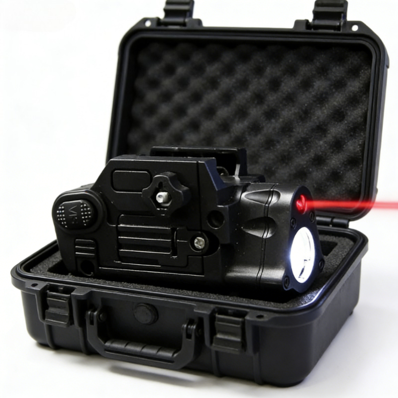 Timing Light Gun - SBAL PL LED-Stroboskop-Taschenlampe & Rotpunkt-Laserzielgerät aus