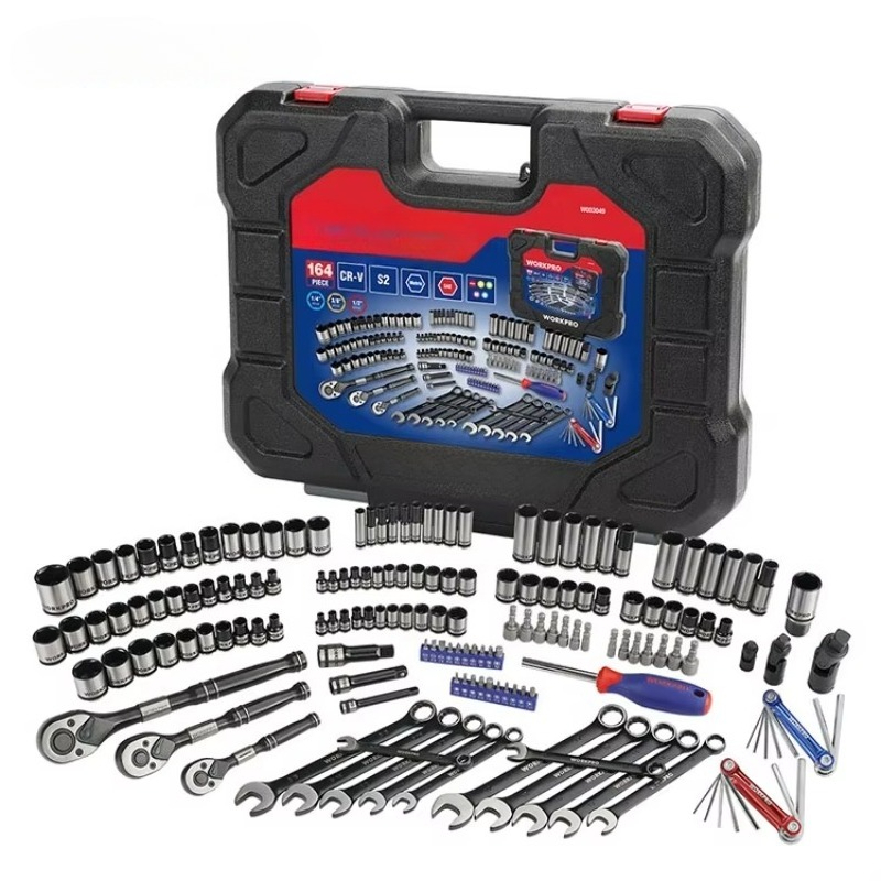 Socket Set - 164-teiliger PC-Mechaniker-Werkzeugkasten-Satz 1/4