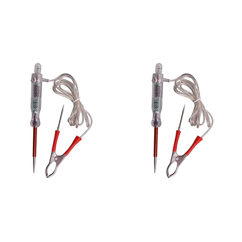 Car Diagnostic Tool - 2X Auto-LKW-Spannungstester mit Digitalanzeige, Langer Prüfstift,