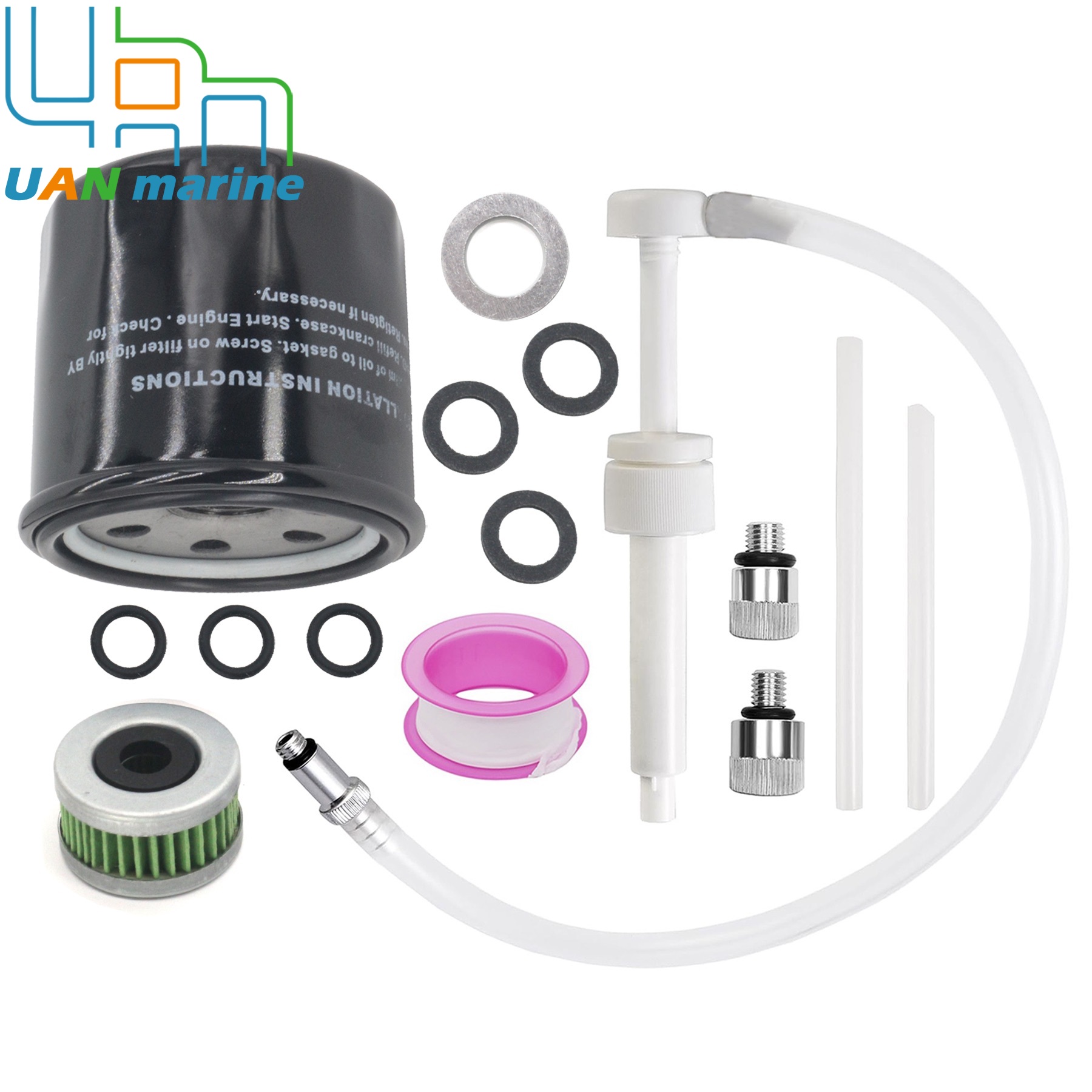 Oil Filter - Ölfilter & Kraftstofffilter mit Dichtung, Austausch-Service-Kit,