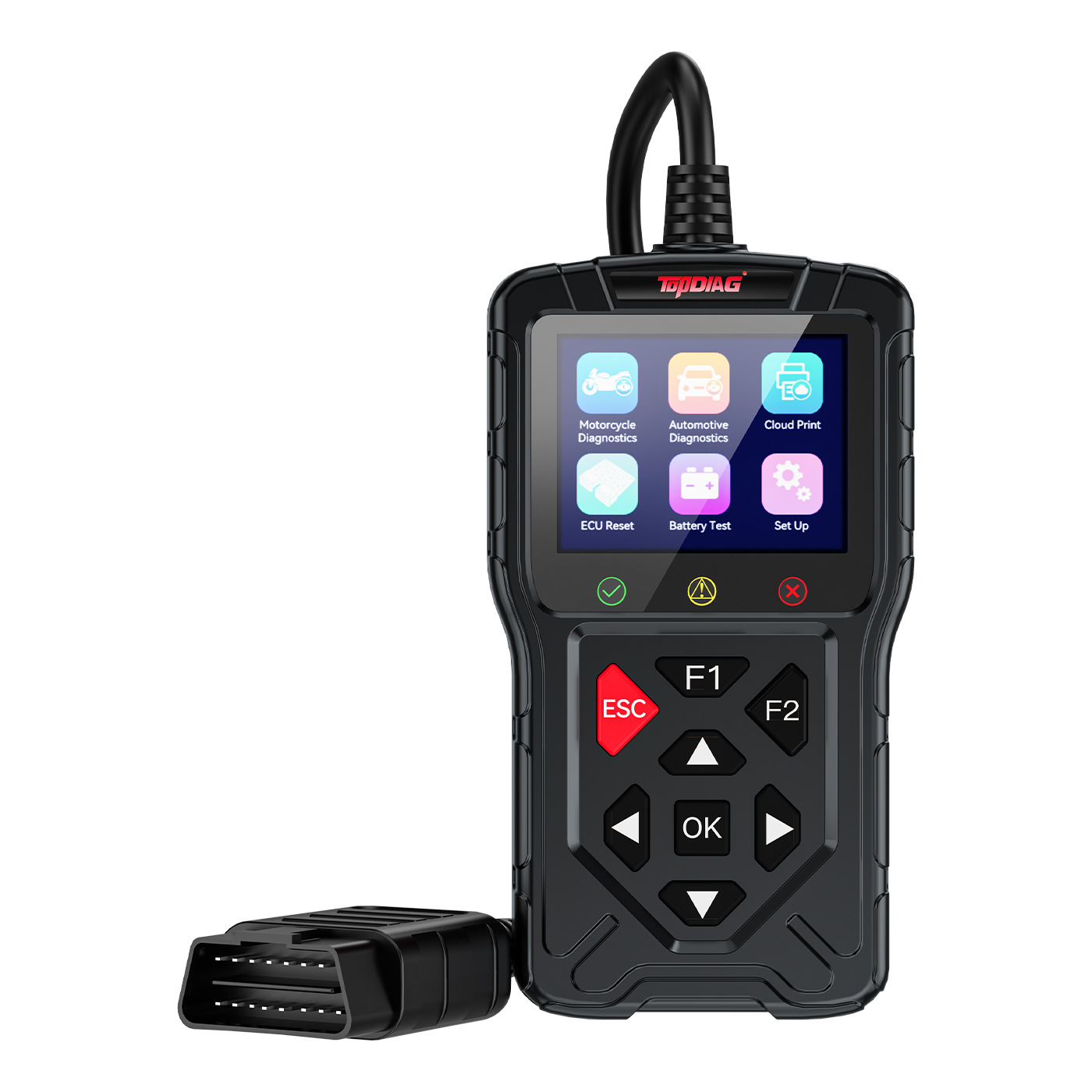 Car Diagnostic Tool - TONY Auto-Fehlercode-Lesegerät Diagnosewerkzeug mit 1 Jahr