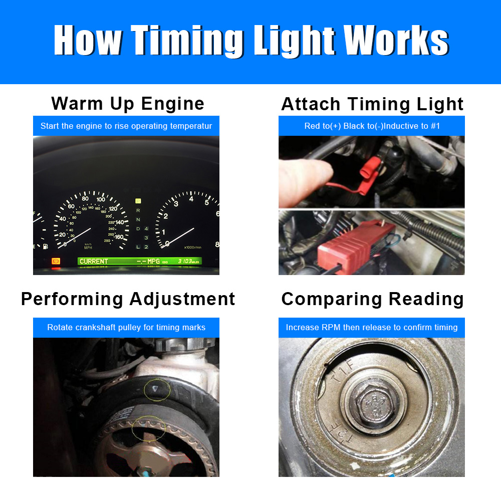 Tl-122 12v Auto Zündung Timing – Timing Light Gun Bewertung und Preis