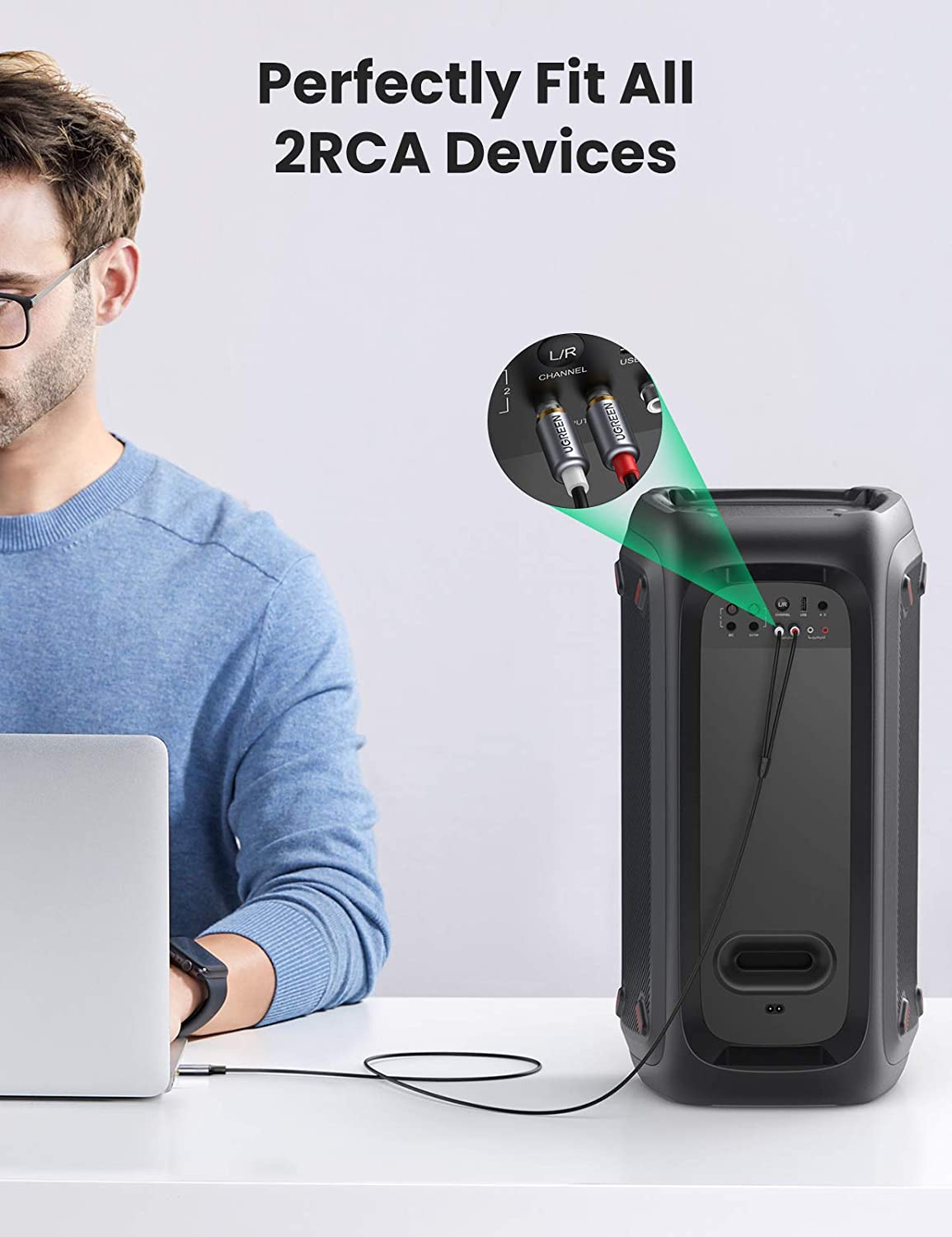 UGREEN USB-C-auf-RCA-Audiokabe – Car Jack Bewertung und Preis