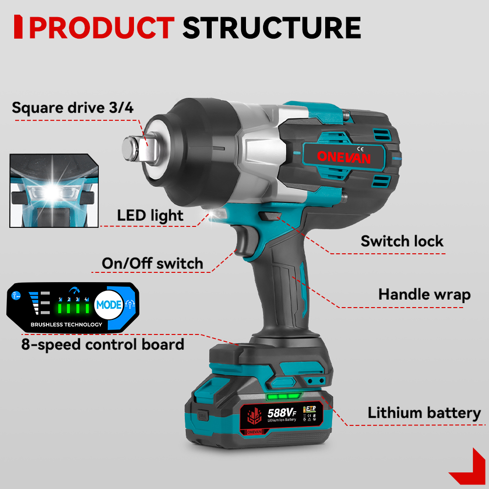 1000W Elektrischer Schlagschra – Torque Wrench Bewertung und Preis