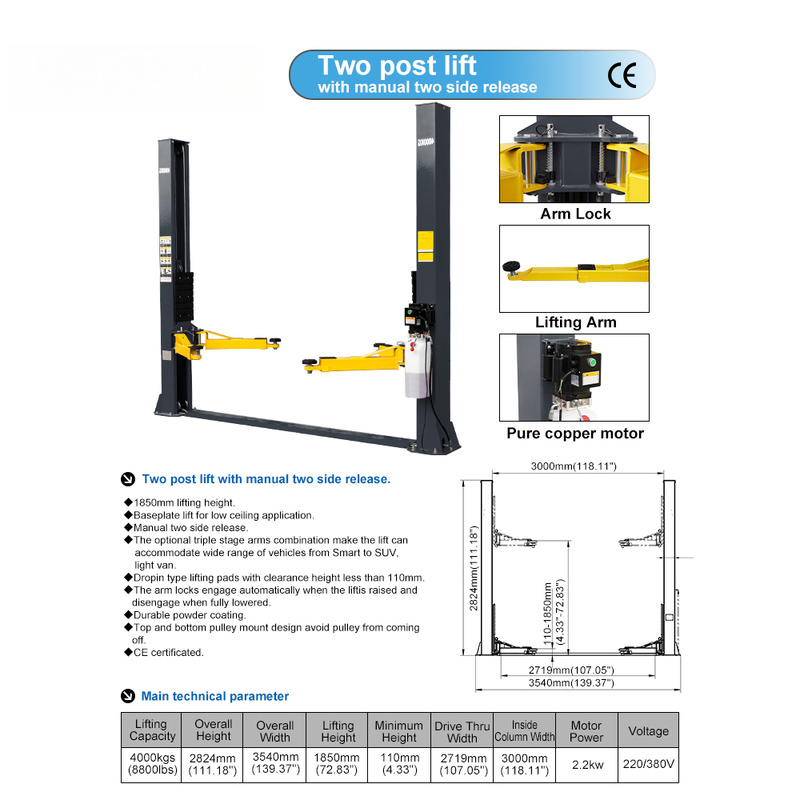 MOLISPEED 4-Tonnen-Zweiständer – Car Lift Bewertung und Preis