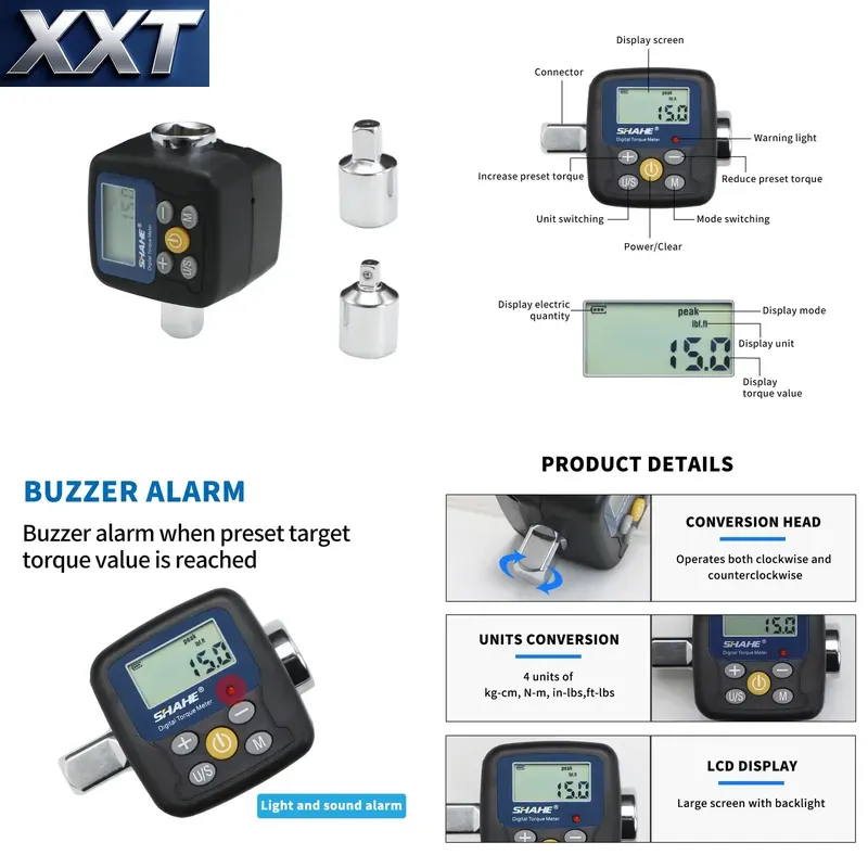 XXT Shahe Digitaler Drehmoment – Torque Wrench Bewertung und Preis